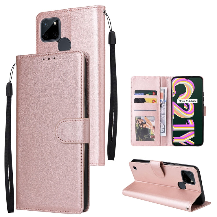 Multifunctional Horizontal Flip Leather Case with Three Card Slot, For Infinix Hot 10i, For Infinix Hot 9 Play, For Infinix Smart 5, For Realme 9i, For Realme 8i, For Realme C21Y / C25Y