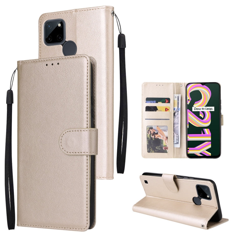 Multifunctional Horizontal Flip Leather Case with Three Card Slot, For Infinix Hot 10i, For Infinix Hot 9 Play, For Infinix Smart 5, For Realme 9i, For Realme 8i, For Realme C21Y / C25Y
