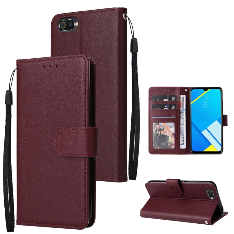 Multifunctional Horizontal Flip Leather Case with Three Card Slot, For Realme C2, For OPPO A15 / A15s / A35, For OPPO A5 / A3s / A12e / C1, For OPPO A37, For vivo Y31, For vivo Y91C / Y1s