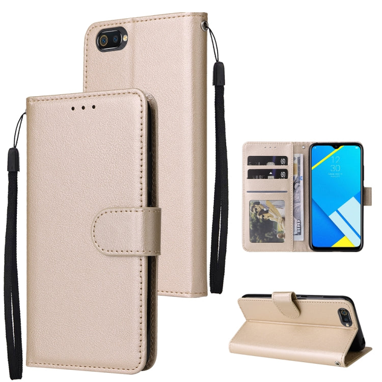 Multifunctional Horizontal Flip Leather Case with Three Card Slot, For Realme C2, For OPPO A15 / A15s / A35, For OPPO A5 / A3s / A12e / C1, For OPPO A37, For vivo Y31, For vivo Y91C / Y1s