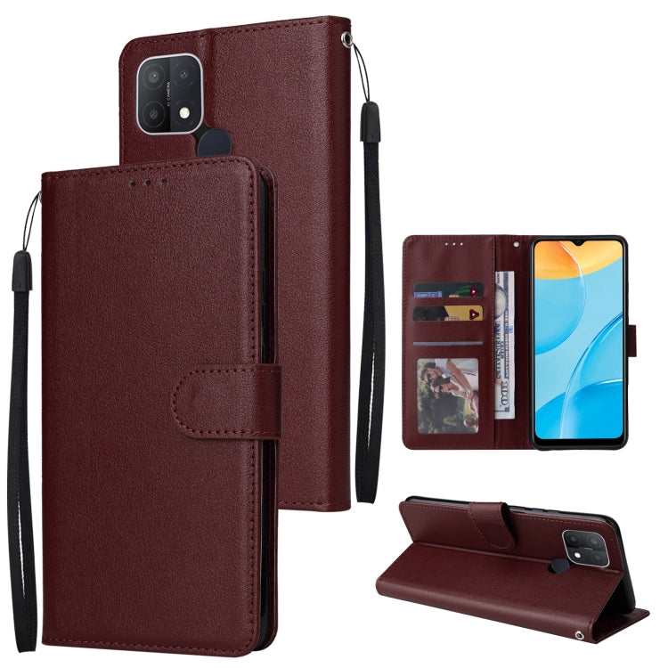 Multifunctional Horizontal Flip Leather Case with Three Card Slot, For Realme C2, For OPPO A15 / A15s / A35, For OPPO A5 / A3s / A12e / C1, For OPPO A37, For vivo Y31, For vivo Y91C / Y1s