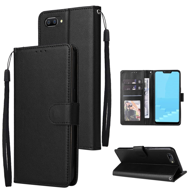 Multifunctional Horizontal Flip Leather Case with Three Card Slot, For Realme C2, For OPPO A15 / A15s / A35, For OPPO A5 / A3s / A12e / C1, For OPPO A37, For vivo Y31, For vivo Y91C / Y1s