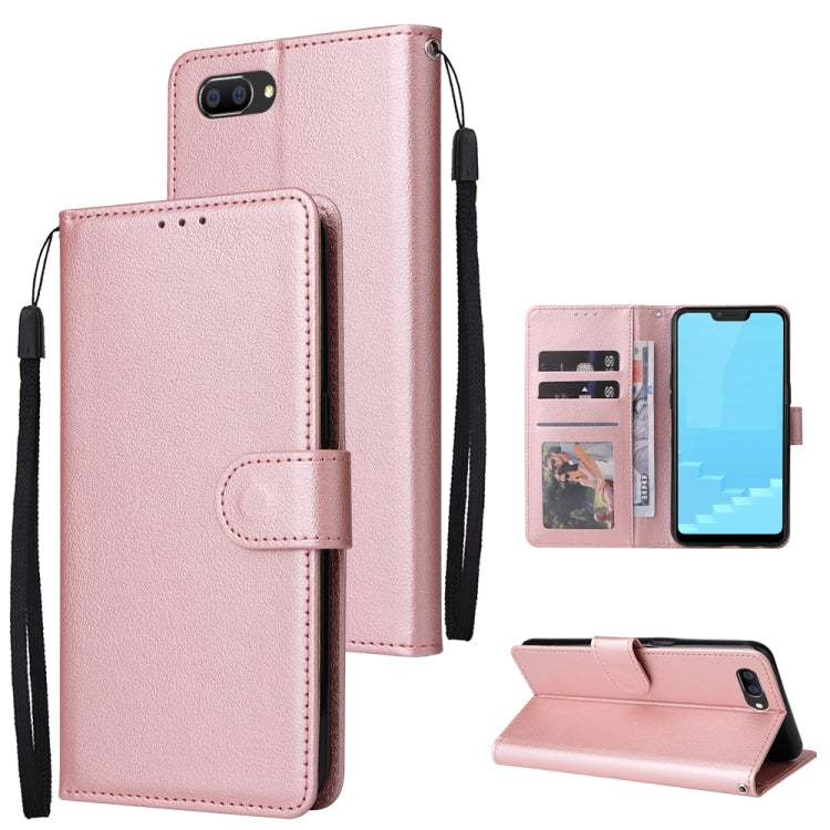 Multifunctional Horizontal Flip Leather Case with Three Card Slot, For Realme C2, For OPPO A15 / A15s / A35, For OPPO A5 / A3s / A12e / C1, For OPPO A37, For vivo Y31, For vivo Y91C / Y1s