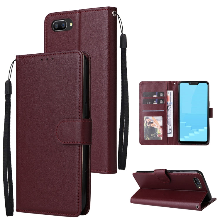 Multifunctional Horizontal Flip Leather Case with Three Card Slot, For Realme C2, For OPPO A15 / A15s / A35, For OPPO A5 / A3s / A12e / C1, For OPPO A37, For vivo Y31, For vivo Y91C / Y1s