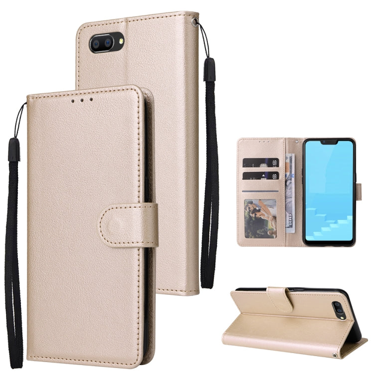 Multifunctional Horizontal Flip Leather Case with Three Card Slot, For Realme C2, For OPPO A15 / A15s / A35, For OPPO A5 / A3s / A12e / C1, For OPPO A37, For vivo Y31, For vivo Y91C / Y1s