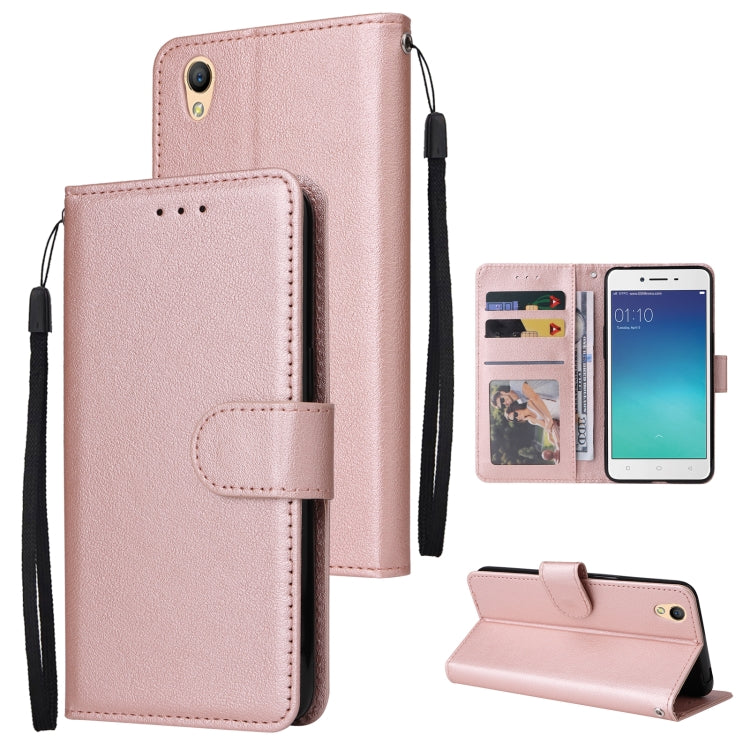 Multifunctional Horizontal Flip Leather Case with Three Card Slot, For Realme C2, For OPPO A15 / A15s / A35, For OPPO A5 / A3s / A12e / C1, For OPPO A37, For vivo Y31, For vivo Y91C / Y1s