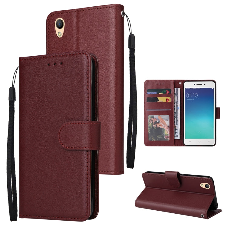Multifunctional Horizontal Flip Leather Case with Three Card Slot, For Realme C2, For OPPO A15 / A15s / A35, For OPPO A5 / A3s / A12e / C1, For OPPO A37, For vivo Y31, For vivo Y91C / Y1s