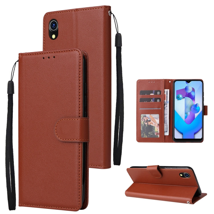 Multifunctional Horizontal Flip Leather Case with Three Card Slot, For Realme C2, For OPPO A15 / A15s / A35, For OPPO A5 / A3s / A12e / C1, For OPPO A37, For vivo Y31, For vivo Y91C / Y1s