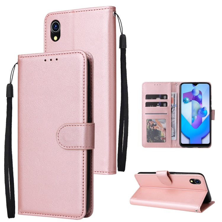 Multifunctional Horizontal Flip Leather Case with Three Card Slot, For Realme C2, For OPPO A15 / A15s / A35, For OPPO A5 / A3s / A12e / C1, For OPPO A37, For vivo Y31, For vivo Y91C / Y1s