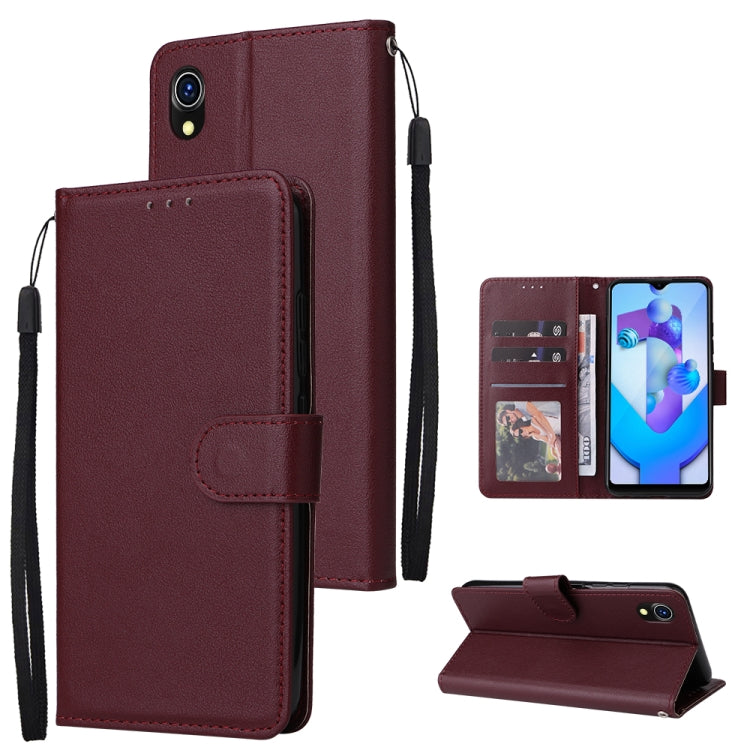 Multifunctional Horizontal Flip Leather Case with Three Card Slot, For Realme C2, For OPPO A15 / A15s / A35, For OPPO A5 / A3s / A12e / C1, For OPPO A37, For vivo Y31, For vivo Y91C / Y1s