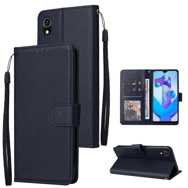 Multifunctional Horizontal Flip Leather Case with Three Card Slot, For Realme C2, For OPPO A15 / A15s / A35, For OPPO A5 / A3s / A12e / C1, For OPPO A37, For vivo Y31, For vivo Y91C / Y1s