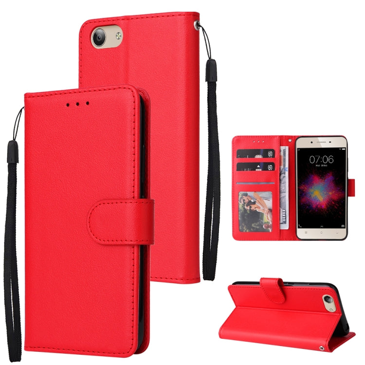 Multifunctional Horizontal Flip Leather Case with Three Card Slot, For vivo Y53, For Xiaomi Redmi 10C