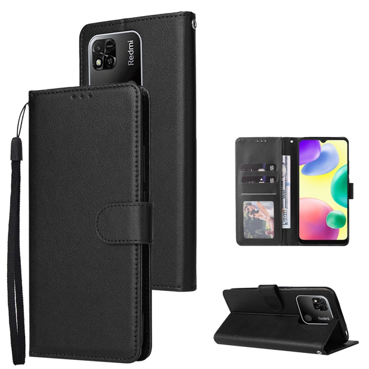 Multifunctional Horizontal Flip Leather Case with Three Card Slot, For vivo Y53, For Xiaomi Redmi 10C