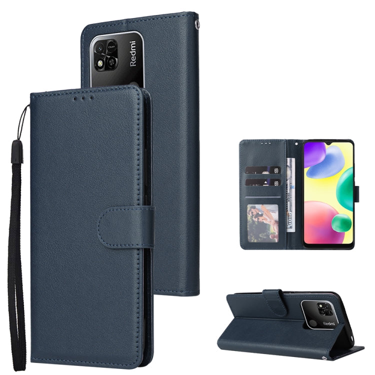 Multifunctional Horizontal Flip Leather Case with Three Card Slot, For vivo Y53, For Xiaomi Redmi 10C