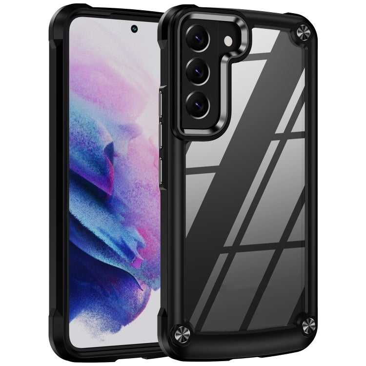 Soft TPU Clear PC Shockproof Phone Case, For Samsung Galaxy S23 5G, For Samsung Galaxy S23+ 5G, For Samsung Galaxy S23 Ultra 5G