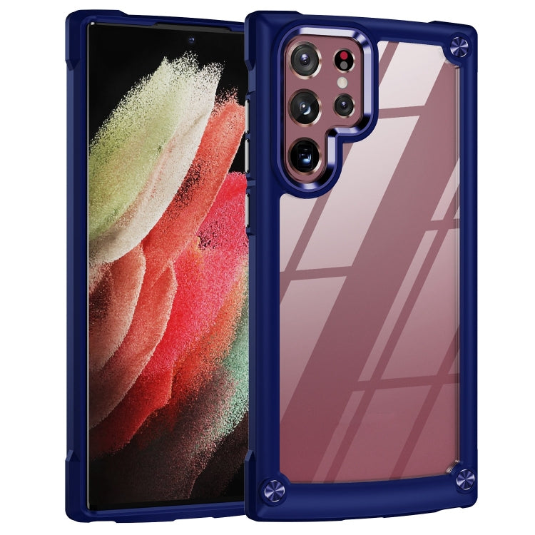 Soft TPU Clear PC Shockproof Phone Case, For Samsung Galaxy S23 5G, For Samsung Galaxy S23+ 5G, For Samsung Galaxy S23 Ultra 5G