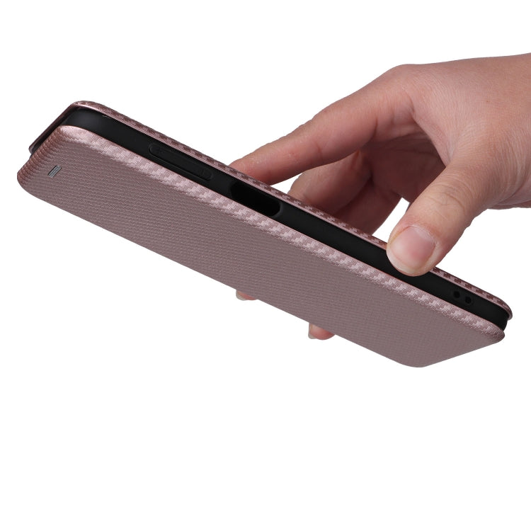 Carbon Fiber Texture Leather Phone Case, For Samsung Galaxy A23 4G Global