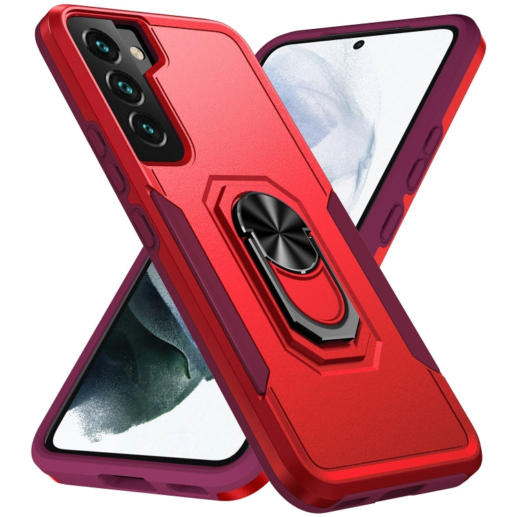 Pioneer Armor PC + TPU Holder Phone Case, For Samsung Galaxy S23 5G, For Samsung Galaxy S23+ 5G, For Samsung Galaxy S23 Ultra 5G