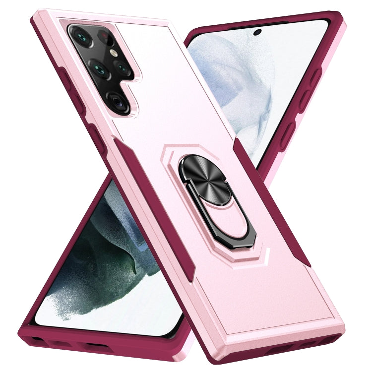 Pioneer Armor PC + TPU Holder Phone Case, For Samsung Galaxy S23 5G, For Samsung Galaxy S23+ 5G, For Samsung Galaxy S23 Ultra 5G