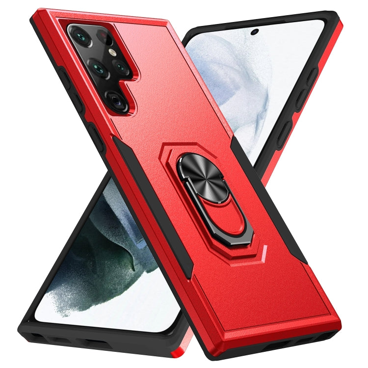 Pioneer Armor PC + TPU Holder Phone Case, For Samsung Galaxy S23 5G, For Samsung Galaxy S23+ 5G, For Samsung Galaxy S23 Ultra 5G