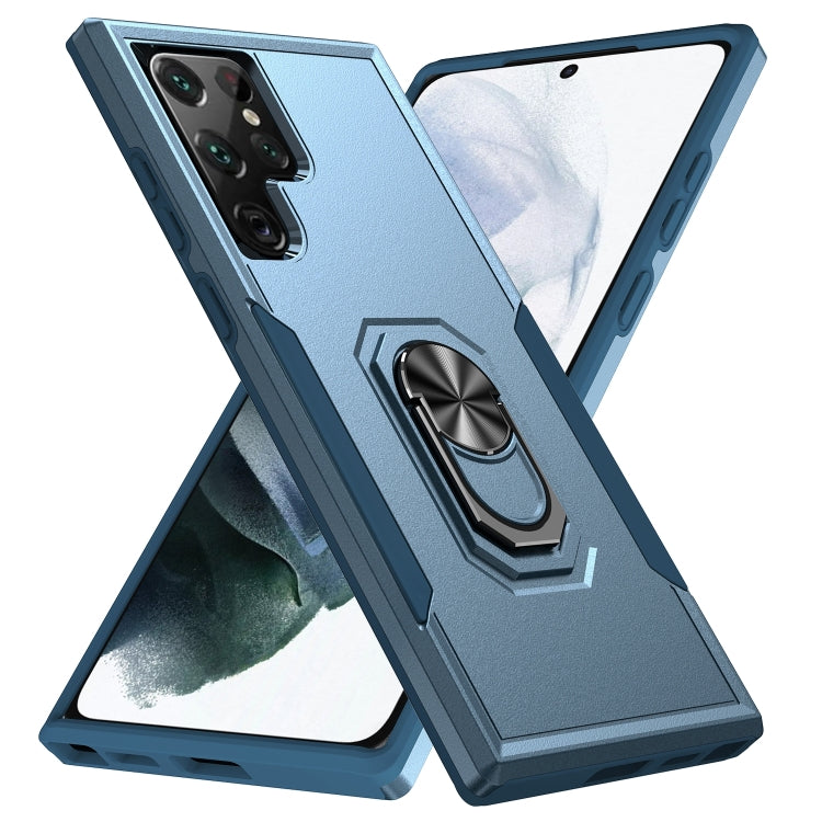 Pioneer Armor PC + TPU Holder Phone Case, For Samsung Galaxy S23 5G, For Samsung Galaxy S23+ 5G, For Samsung Galaxy S23 Ultra 5G