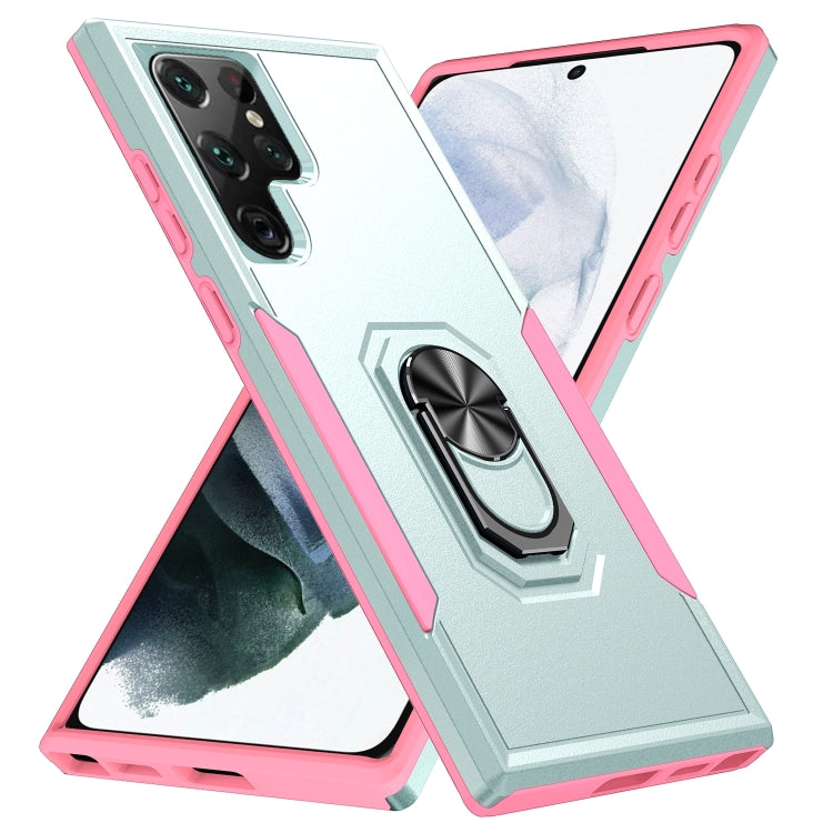 Pioneer Armor PC + TPU Holder Phone Case, For Samsung Galaxy S23 5G, For Samsung Galaxy S23+ 5G, For Samsung Galaxy S23 Ultra 5G