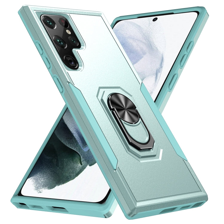 Pioneer Armor PC + TPU Holder Phone Case, For Samsung Galaxy S23 5G, For Samsung Galaxy S23+ 5G, For Samsung Galaxy S23 Ultra 5G