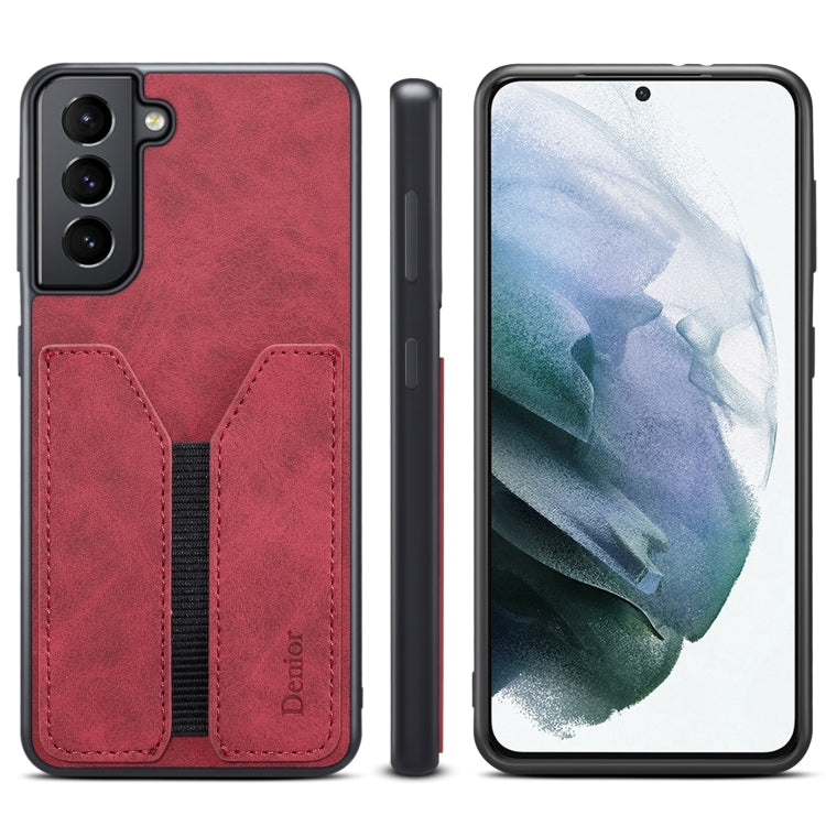 Denior DV Elastic Card PU Back Cover Phone Case, For Samsung Galaxy S22 5G, For Samsung Galaxy S22+ 5G, For Samsung Galaxy S22 Ultra 5G, For Samsung Galaxy S21 5G, For Samsung Galaxy S21+ 5G, For Samsung Galaxy S21 Ultra 5G, For Samsung Galaxy Note20  ...