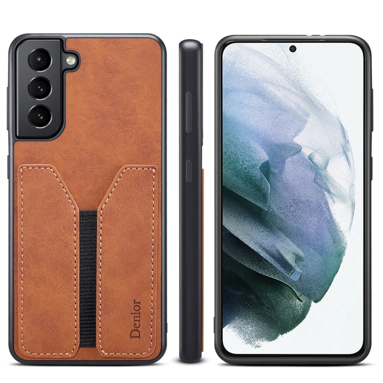 Denior DV Elastic Card PU Back Cover Phone Case, For Samsung Galaxy S22 5G, For Samsung Galaxy S22+ 5G, For Samsung Galaxy S22 Ultra 5G, For Samsung Galaxy S21 5G, For Samsung Galaxy S21+ 5G, For Samsung Galaxy S21 Ultra 5G, For Samsung Galaxy Note20  ...