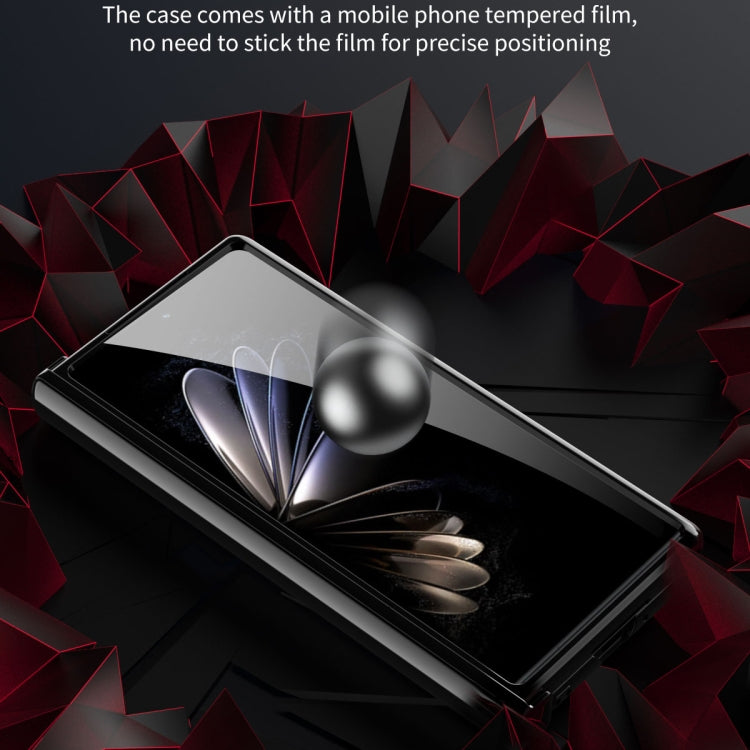 Magnetic Hinges Plating Phone Case with Holder, For Xiaomi Mix Fold 2