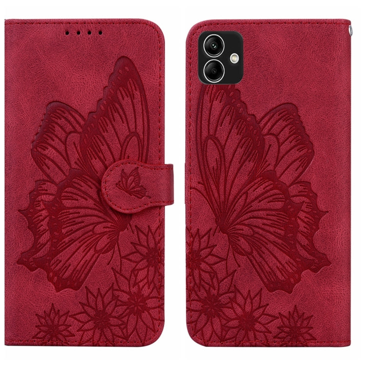 Retro Skin Feel Butterflies Embossing Horizontal Flip Leather Phone Case, For Samsung Galaxy A04, For Samsung Galaxy A14 5G, For Samsung Galaxy A23E, For Samsung Galaxy S23 5G, For Samsung Galaxy S23+ 5G, For Samsung Galaxy S23 Ultra 5G, For OPPO A17  ...