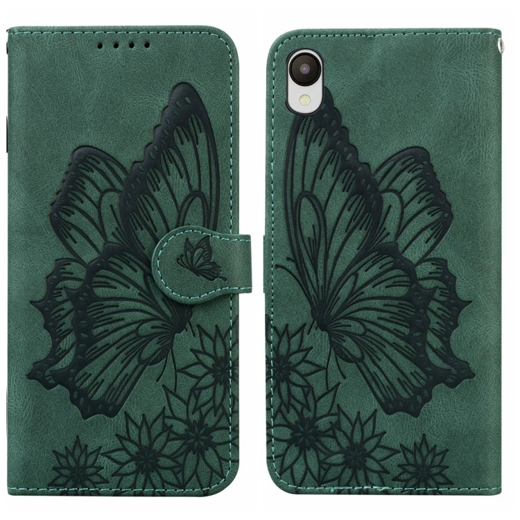 Retro Skin Feel Butterflies Embossing Horizontal Flip Leather Phone Case, For Samsung Galaxy A04, For Samsung Galaxy A14 5G, For Samsung Galaxy A23E, For Samsung Galaxy S23 5G, For Samsung Galaxy S23+ 5G, For Samsung Galaxy S23 Ultra 5G, For OPPO A17  ...