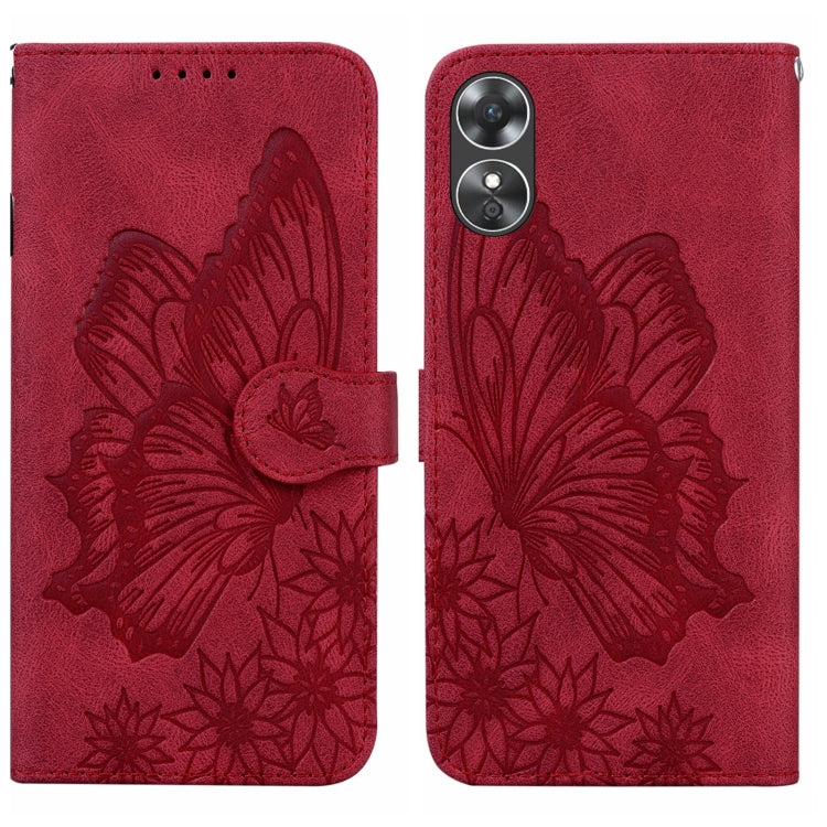 Retro Skin Feel Butterflies Embossing Horizontal Flip Leather Phone Case, For Samsung Galaxy A04, For Samsung Galaxy A14 5G, For Samsung Galaxy A23E, For Samsung Galaxy S23 5G, For Samsung Galaxy S23+ 5G, For Samsung Galaxy S23 Ultra 5G, For OPPO A17  ...