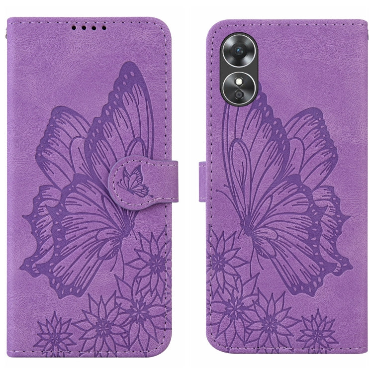 Retro Skin Feel Butterflies Embossing Horizontal Flip Leather Phone Case, For Samsung Galaxy A04, For Samsung Galaxy A14 5G, For Samsung Galaxy A23E, For Samsung Galaxy S23 5G, For Samsung Galaxy S23+ 5G, For Samsung Galaxy S23 Ultra 5G, For OPPO A17  ...
