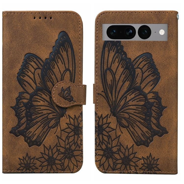 Retro Skin Feel Butterflies Embossing Horizontal Flip Leather Phone Case, For Google Pixel 7 5G, For Google Pixel 7 Pro 5G, For Xiaomi Redmi A1, For Xiaomi Poco M4 5G, For Xiaomi 12T / 12T Pro / Redmi K50 Ultra
