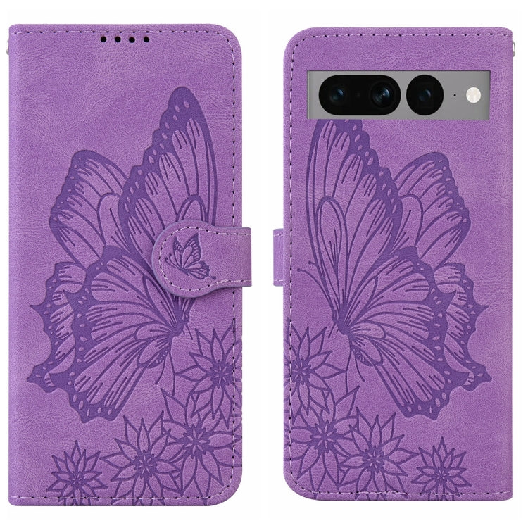 Retro Skin Feel Butterflies Embossing Horizontal Flip Leather Phone Case, For Google Pixel 7 5G, For Google Pixel 7 Pro 5G, For Xiaomi Redmi A1, For Xiaomi Poco M4 5G, For Xiaomi 12T / 12T Pro / Redmi K50 Ultra