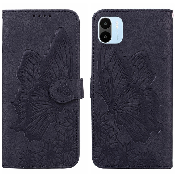 Retro Skin Feel Butterflies Embossing Horizontal Flip Leather Phone Case, For Google Pixel 7 5G, For Google Pixel 7 Pro 5G, For Xiaomi Redmi A1, For Xiaomi Poco M4 5G, For Xiaomi 12T / 12T Pro / Redmi K50 Ultra