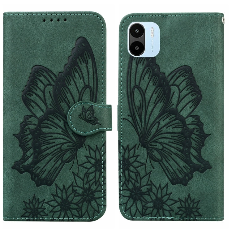 Retro Skin Feel Butterflies Embossing Horizontal Flip Leather Phone Case, For Google Pixel 7 5G, For Google Pixel 7 Pro 5G, For Xiaomi Redmi A1, For Xiaomi Poco M4 5G, For Xiaomi 12T / 12T Pro / Redmi K50 Ultra
