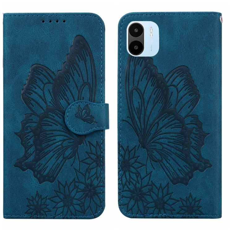 Retro Skin Feel Butterflies Embossing Horizontal Flip Leather Phone Case, For Google Pixel 7 5G, For Google Pixel 7 Pro 5G, For Xiaomi Redmi A1, For Xiaomi Poco M4 5G, For Xiaomi 12T / 12T Pro / Redmi K50 Ultra