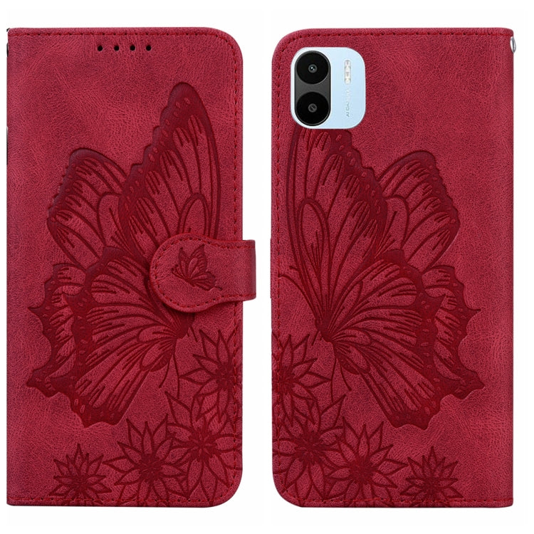 Retro Skin Feel Butterflies Embossing Horizontal Flip Leather Phone Case, For Google Pixel 7 5G, For Google Pixel 7 Pro 5G, For Xiaomi Redmi A1, For Xiaomi Poco M4 5G, For Xiaomi 12T / 12T Pro / Redmi K50 Ultra