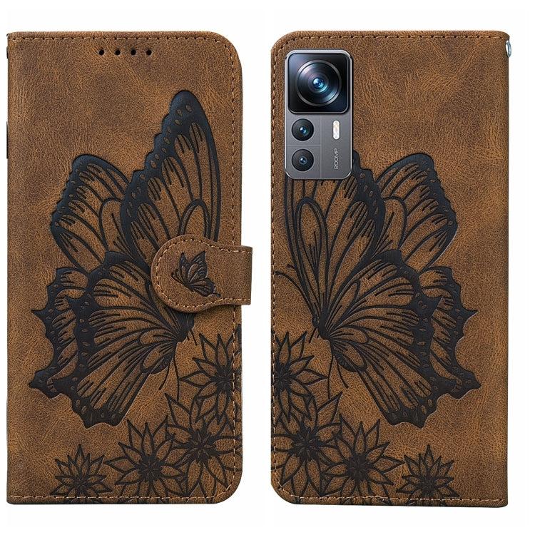 Retro Skin Feel Butterflies Embossing Horizontal Flip Leather Phone Case, For Google Pixel 7 5G, For Google Pixel 7 Pro 5G, For Xiaomi Redmi A1, For Xiaomi Poco M4 5G, For Xiaomi 12T / 12T Pro / Redmi K50 Ultra