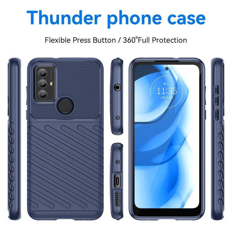 Thunderbolt Shockproof TPU Protective Soft Phone Case, For Motorola Moto G Play 2022, For Motorola Moto G Power 2022, For Xiaomi Redmi Note 12 Explorer