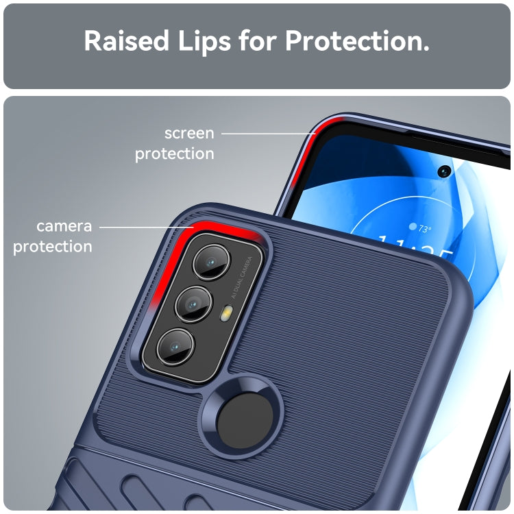 Thunderbolt Shockproof TPU Protective Soft Phone Case, For Motorola Moto G Play 2022, For Motorola Moto G Power 2022, For Xiaomi Redmi Note 12 Explorer