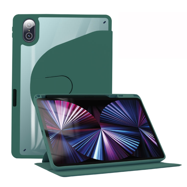 Acrylic 360 Degree Rotation Holder Tablet Leather Case, For Honor Tablet V7 Pro, For Honor Pad 8 12 inch 2022, For Xiaomi Pad 5 / 5 Pro, For Xiaomi Pad 5 Pro 12.4