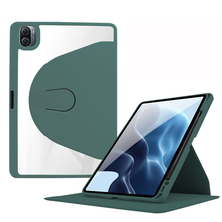 Acrylic 360 Degree Rotation Holder Tablet Leather Case, For Honor Tablet V7 Pro, For Honor Pad 8 12 inch 2022, For Xiaomi Pad 5 / 5 Pro, For Xiaomi Pad 5 Pro 12.4