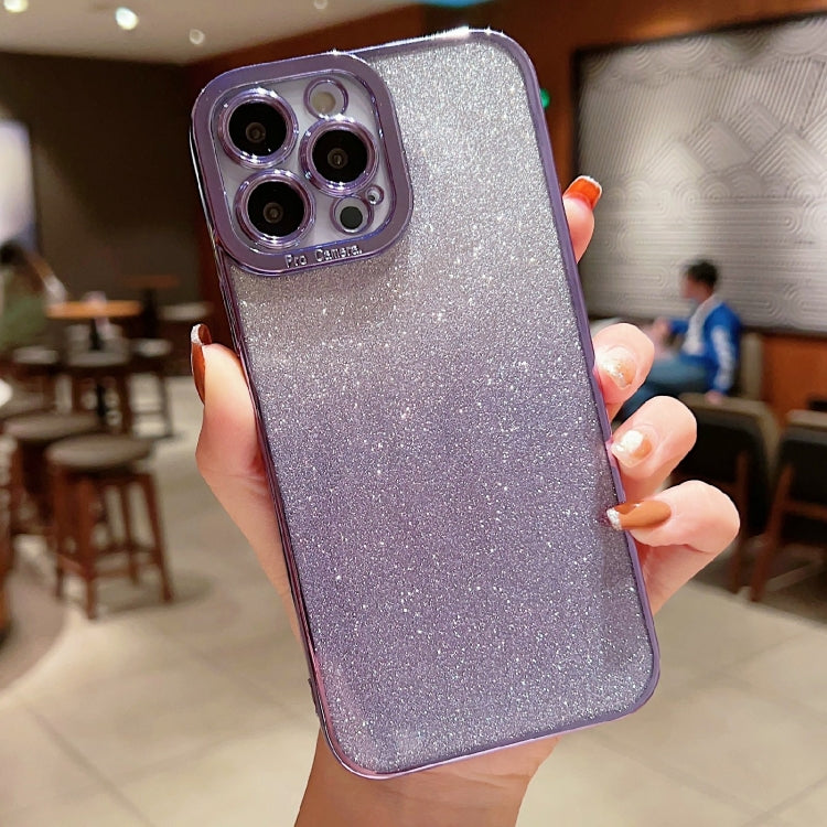 High Transparent Gradient Color Glitter TPU Phone Case, For iPhone 6 Plus / 6s Plus, For iPhone 6 / 6s