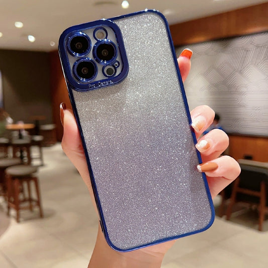 High Transparent Gradient Color Glitter TPU Phone Case, For iPhone 13 Pro Max, For iPhone 13 mini, For iPhone 13 Pro, For iPhone 13