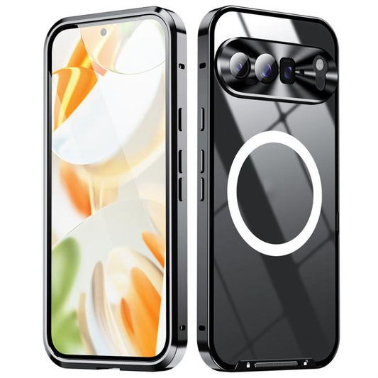 MagSafe Magnetic Frosted Metal Phone Case, For Google Pixel 10 Pro XL, For Google Pixel 10 Pro, For Google Pixel 10, For Google Pixel 9 Pro XL, For Google Pixel 9 Pro, For Google Pixel 9, For Google Pixel 8a, For Google Pixel 8 Pro, For Google Pixel 8 ...