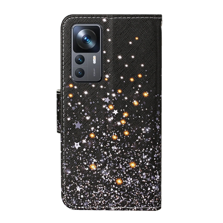 Colored Drawing Pattern Leather Phone Case, For Xiaomi 12T / 12T Pro / Redmi K50 Ultra