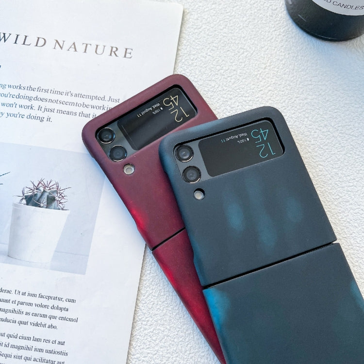 Heat Sensitive Silicone Protective Phone Case, For Samsung Galaxy Z Flip3 5G, For Samsung Galaxy Z Flip4